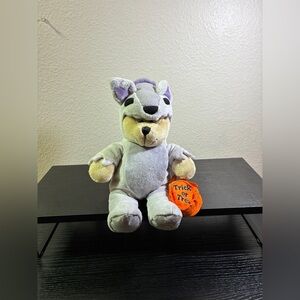 Starbucks Barista Bear 94th Edition Halloween Trick or Treat Purple Wolf 2010